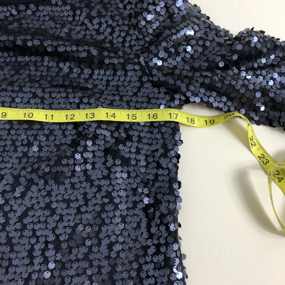 Rachel Rachel Roy Liza Blue Sequin Mini Dress 2 - Picture 6 of 8